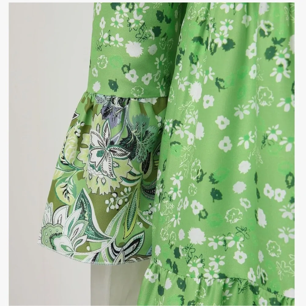 Chiffon Women’s Tunic Dress‎ Vintage Style